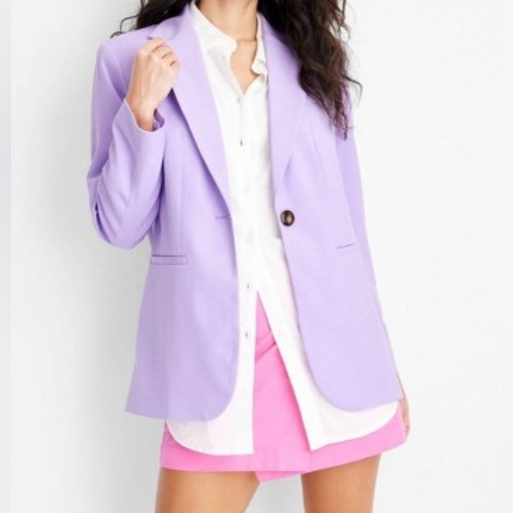 Nwt Oversized Watercolor Blazer - Future Collective w/ Gabriella Karefa-Johnson